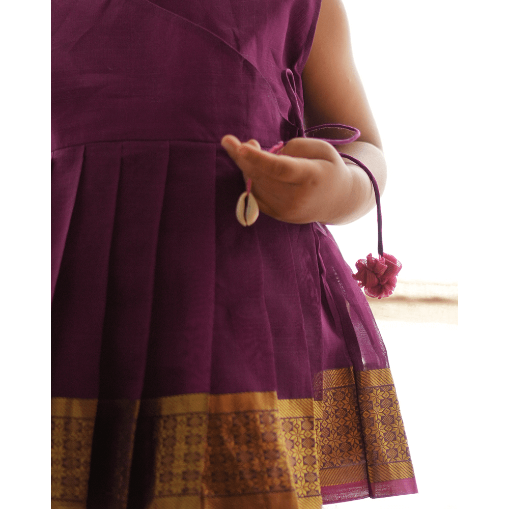 Love The World Today Anagha Sharara Coord Set - Purple