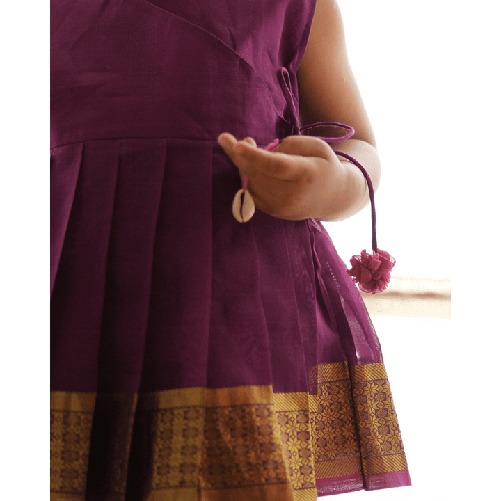 Love The World Today Anagha Sharara Coord Set - Purple