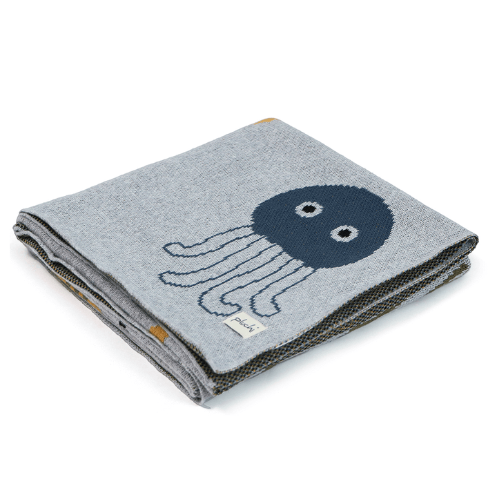 Pluchi Wonders of the Sea Cotton Knitted AC Baby Blankets