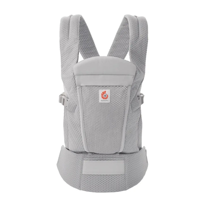 Ergobaby Omni Lite Mesh Baby Carrier – Soft &amp; Ergonomic Carrier with Padded, Adjustable Cross Shoulder Strap, Bucket Seat, Perfect for Travel &amp; Everyday Use, 0M–2 Years, Pearl Grey