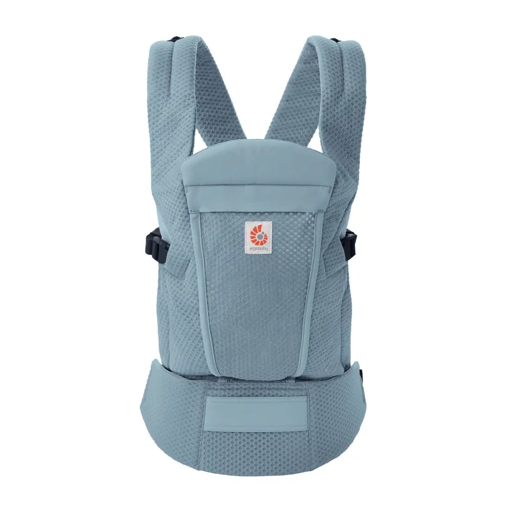 Ergobaby Omni Lite Mesh Baby Carrier – Soft &amp; Ergonomic Carrier with Padded, Adjustable Cross Shoulder Strap, Bucket Seat, Perfect for Travel &amp; Everyday Use, 0M–2 Years, Slate Blue