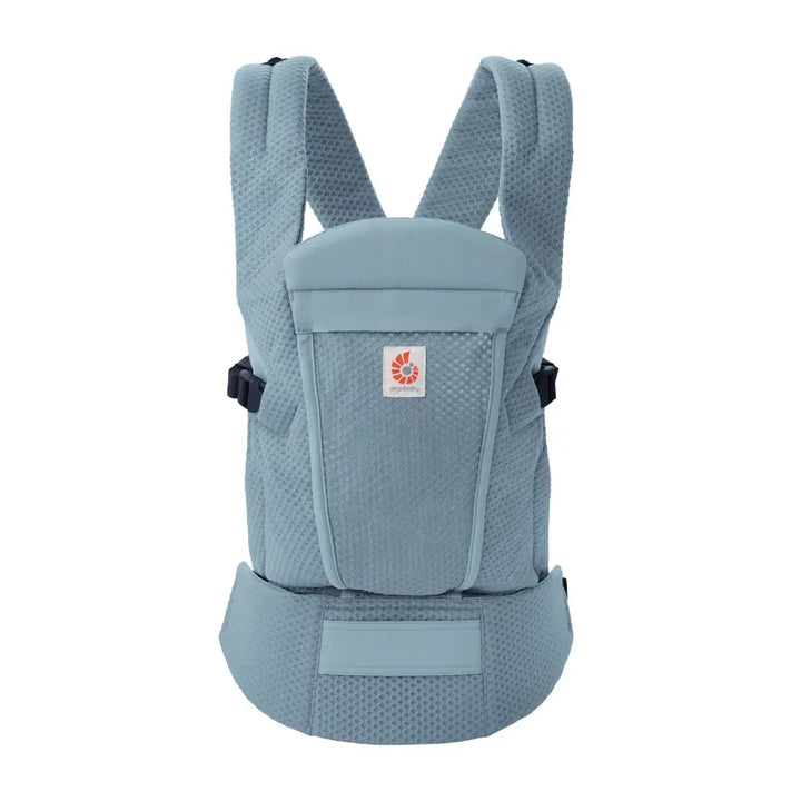 Ergobaby Omni Lite Mesh Baby Carrier – Soft &amp; Ergonomic Carrier with Padded, Adjustable Cross Shoulder Strap, Bucket Seat, Perfect for Travel &amp; Everyday Use, 0M–2 Years, Slate Blue