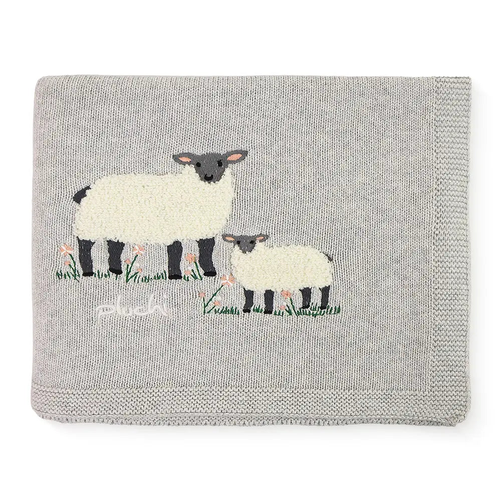 Pluchi Snowy The Sheep Snuggle Grey Gift (Set of 2)