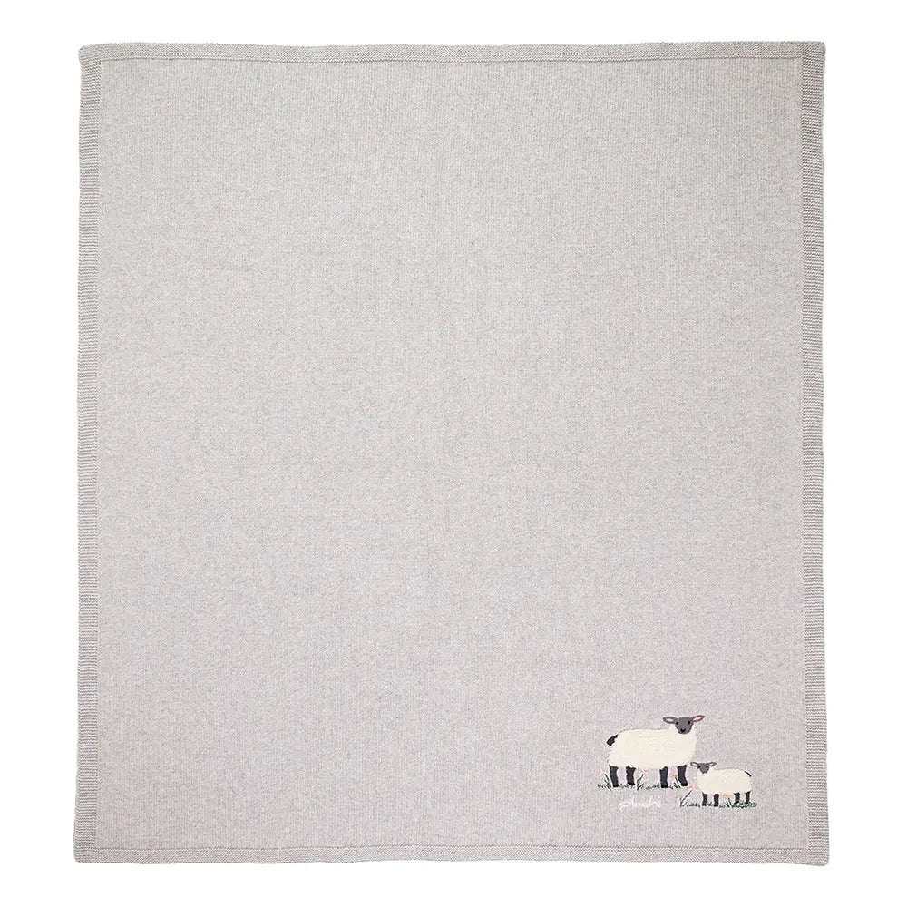 Pluchi Snowy The Sheep Snuggle Grey Gift (Set of 2)