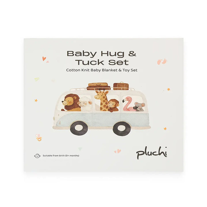 Pluchi Gigi The Giraffe Hug &amp; Tuck Gift (Set of 2)
