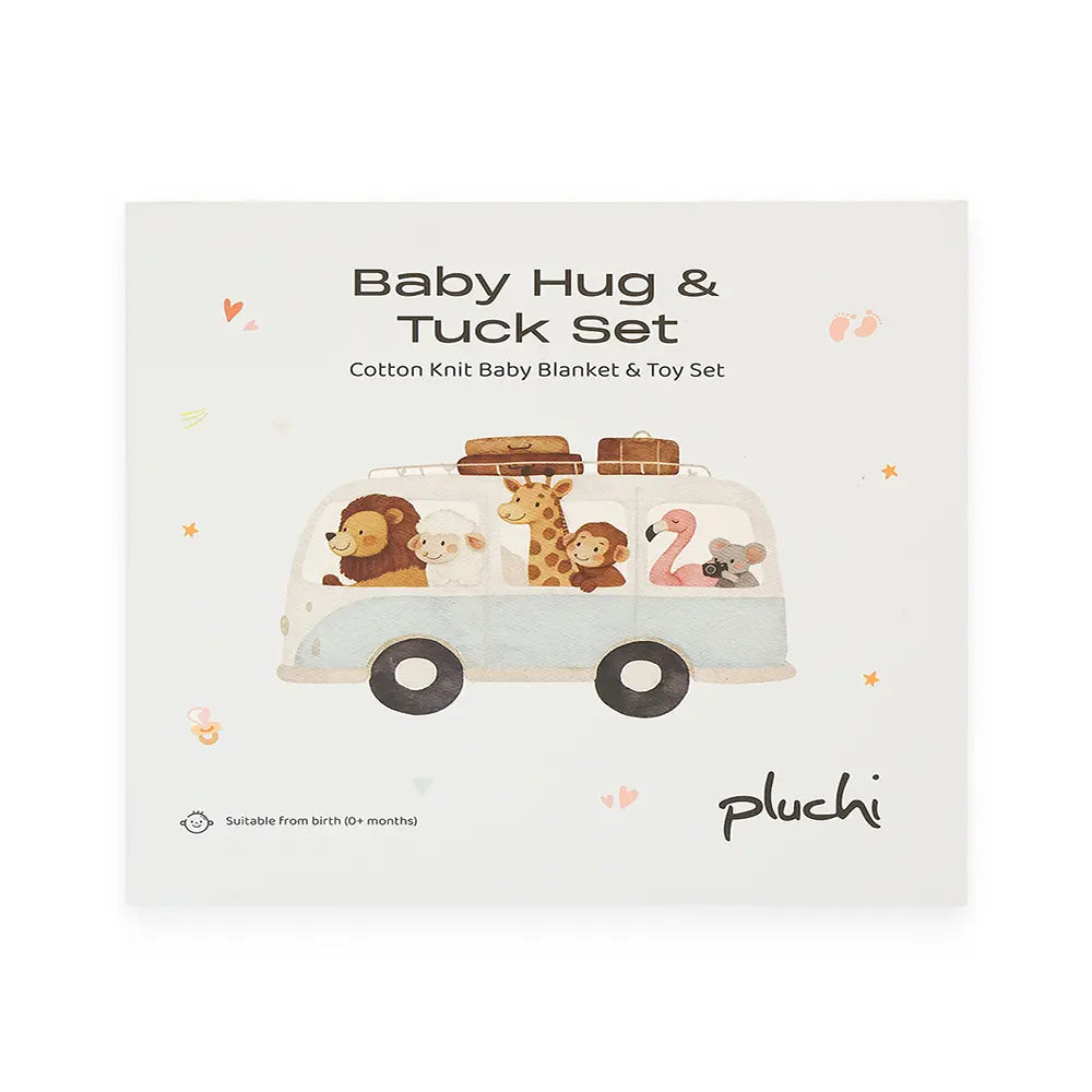Pluchi Snowy The Sheep Snuggle Grey Gift (Set of 2)