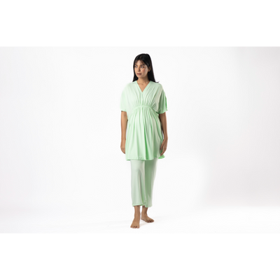 Block Hop Lime Kaftan Top