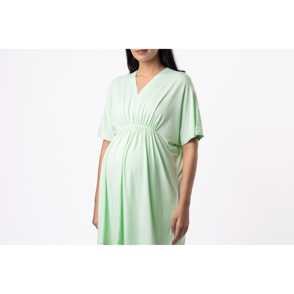 Block Hop Lime Kaftan Top