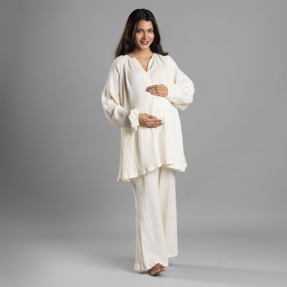 Block Hop White Waffle Essential Set - White, Size - XXL/XXXL