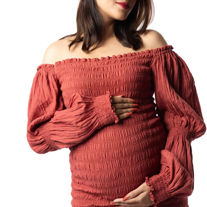 Block Hop Red Waffle Body Con Dress - Red, Size - XXL/XXXL