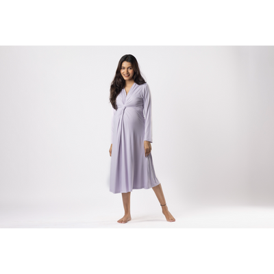 Block Hop Lilac Knotted Dress