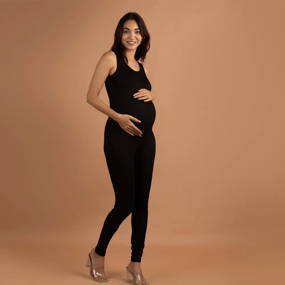 Block Hop Black Bump Suit - Black, Size - L