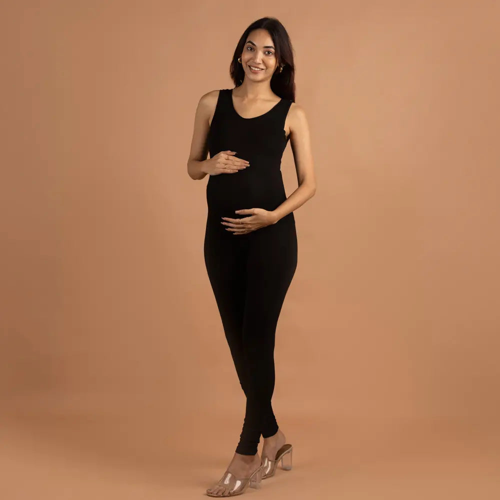 Block Hop Black Bump Suit - Black, Size - L