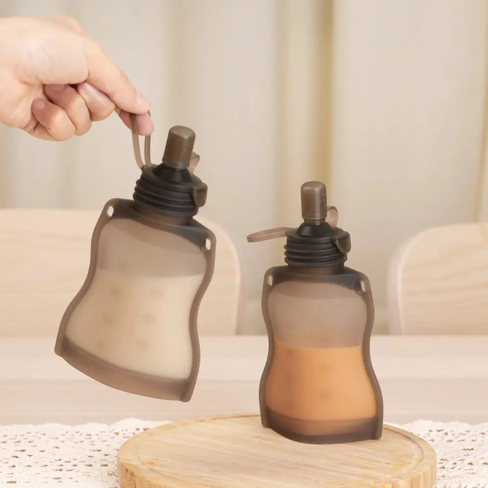 Haakaa Silicone Yummy Pouch Sippy Spout – Easy Transition from Pouch to Sipping