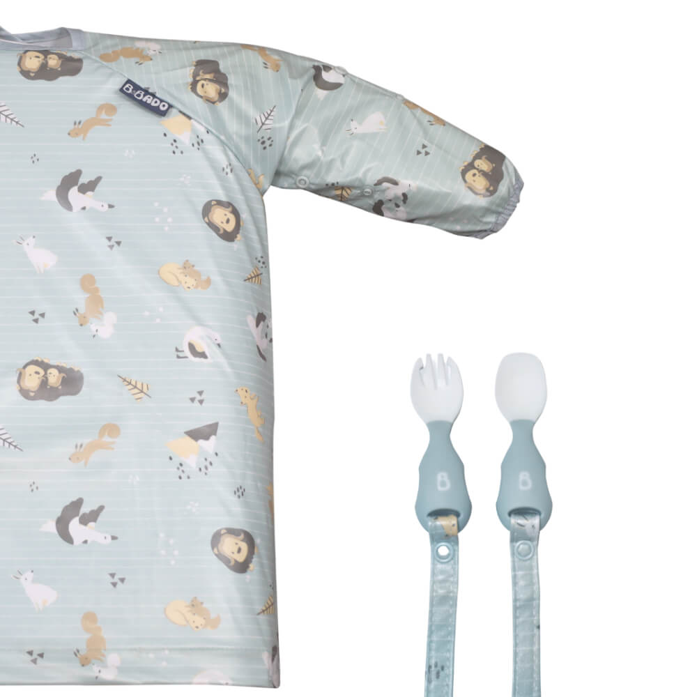 BiBaDo Long Sleeve Coverall & Attachable Handi Cutlery