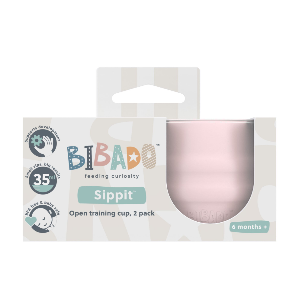 BiBaDo Sippit™ Silicone Open Drinking Cup - Pack of 2