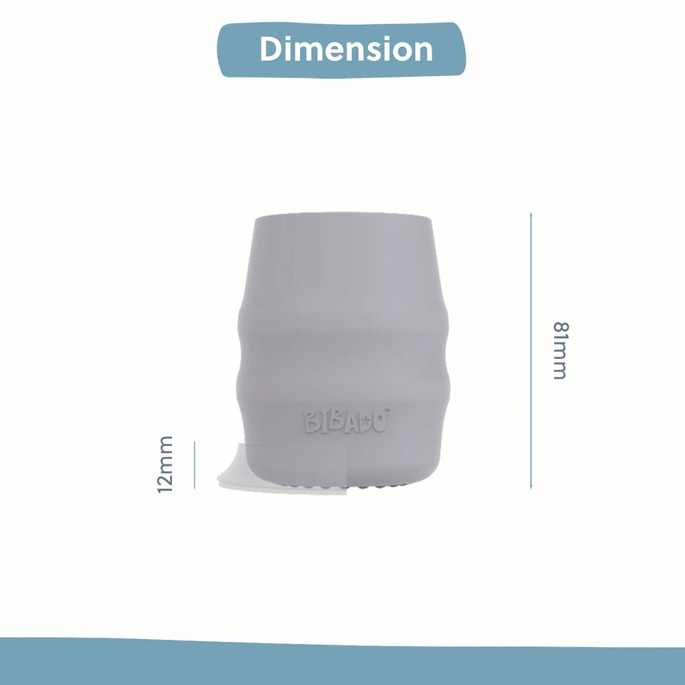 Bibado Big Sipper Silicone Training Cup with SteadySip Base – Mist