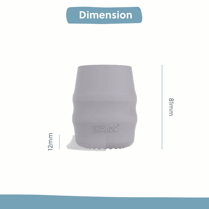 Bibado Big Sipper Silicone Training Cup with SteadySip Base – Mist