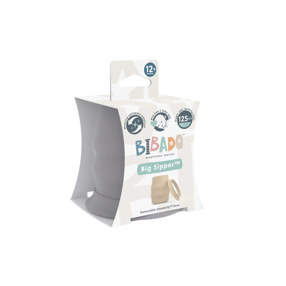 Bibado Big Sipper Silicone Training Cup with SteadySip Base – Mist