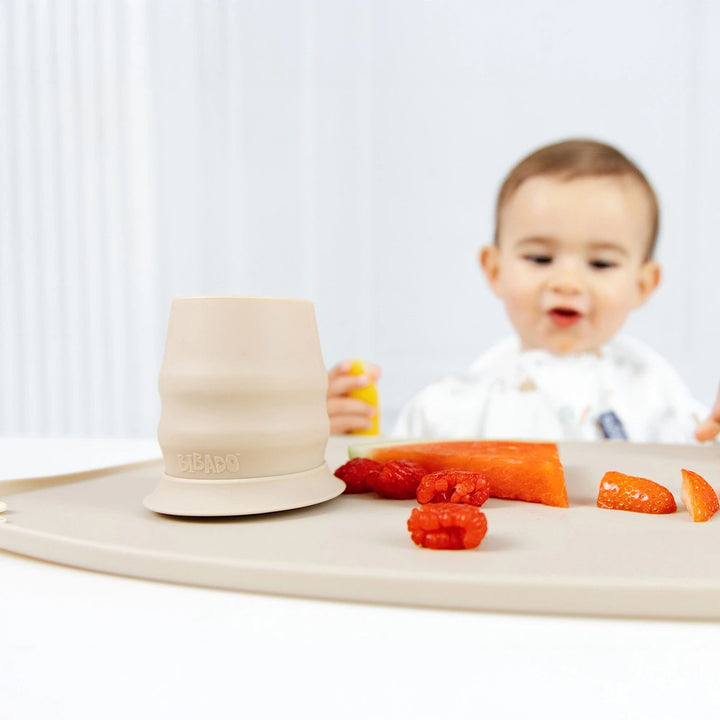 Bibado Big Sipper Silicone Training Cup with SteadySip Base – Fawn