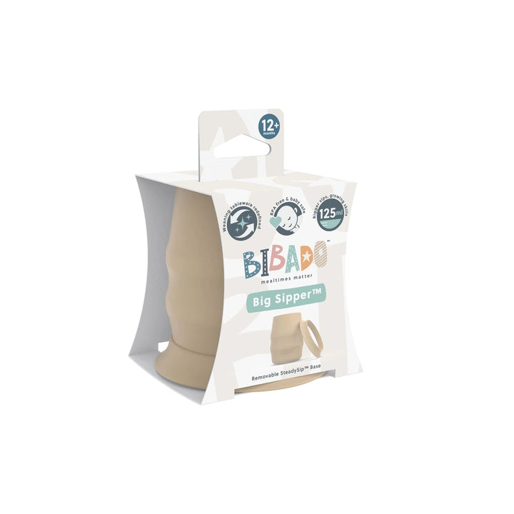 Bibado Big Sipper Silicone Training Cup with SteadySip Base – Fawn