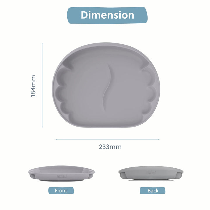 Bibado Learning Curve Weaning Plate – Mist