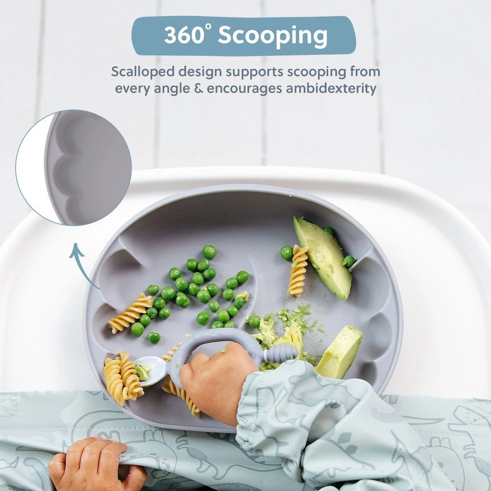 Bibado Learning Curve Weaning Plate – Mist