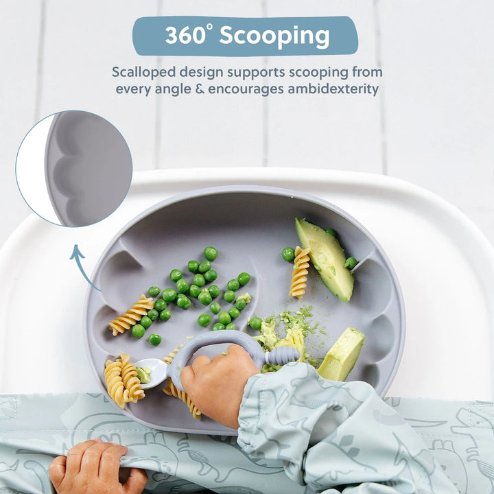 Bibado Learning Curve Weaning Plate – Mist