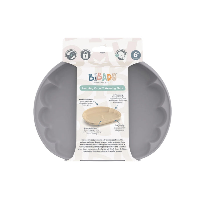 Bibado Learning Curve Weaning Plate – Mist