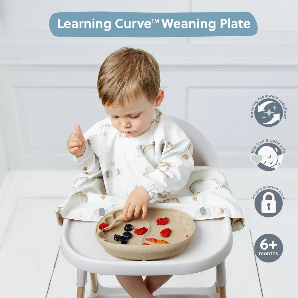 Bibado Learning Curve Weaning Plate – Fawn