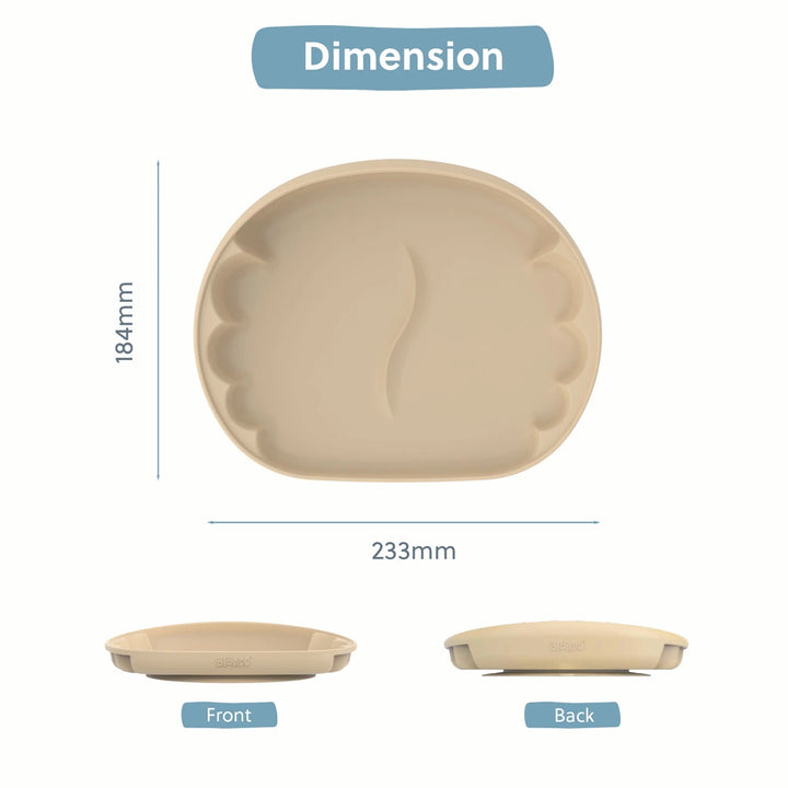 Bibado Learning Curve Weaning Plate – Fawn