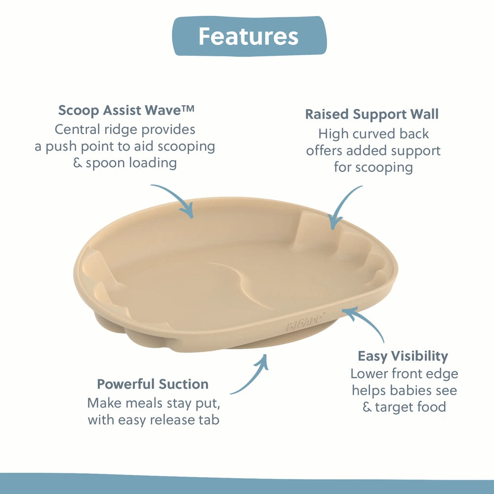 Bibado Learning Curve Weaning Plate – Fawn