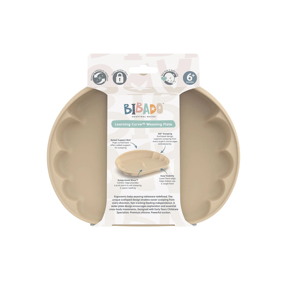 Bibado Learning Curve Weaning Plate – Fawn