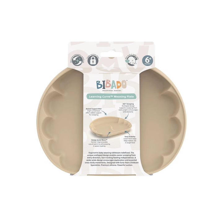 Bibado Learning Curve Weaning Plate – Fawn