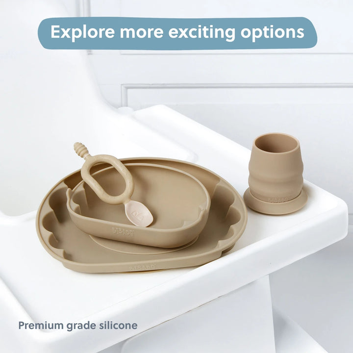 Bibado Learning Curve Weaning Plate – Fawn