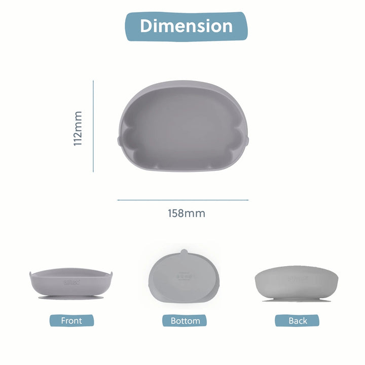 Bibado Learning Curve Weaning Bowl - Mist
