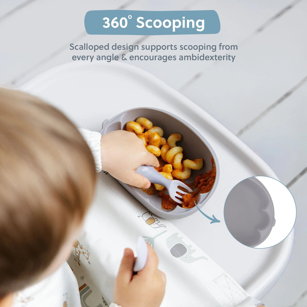 Bibado Learning Curve Weaning Bowl - Mist