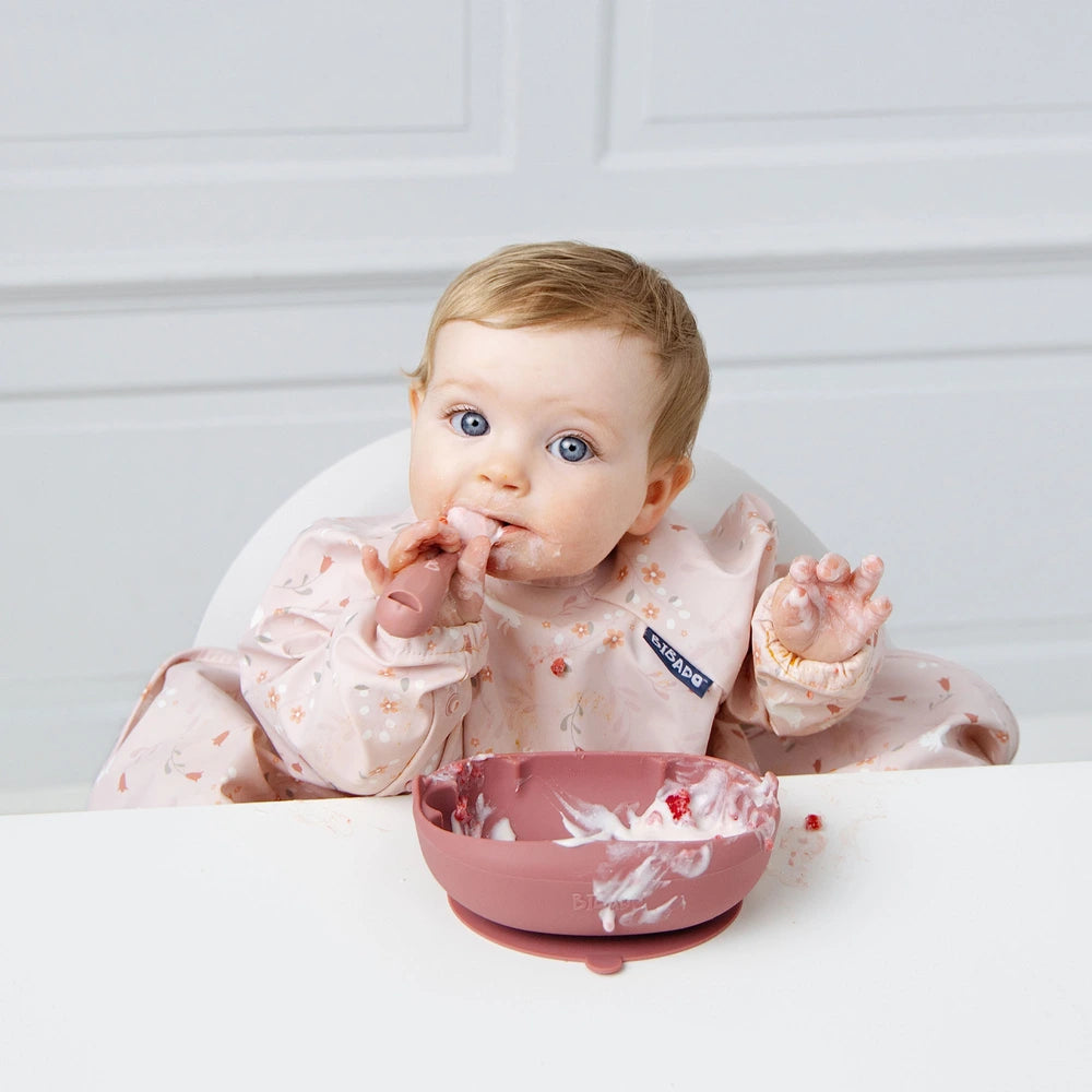 Bibado Learning Curve Weaning Bowl - Blush