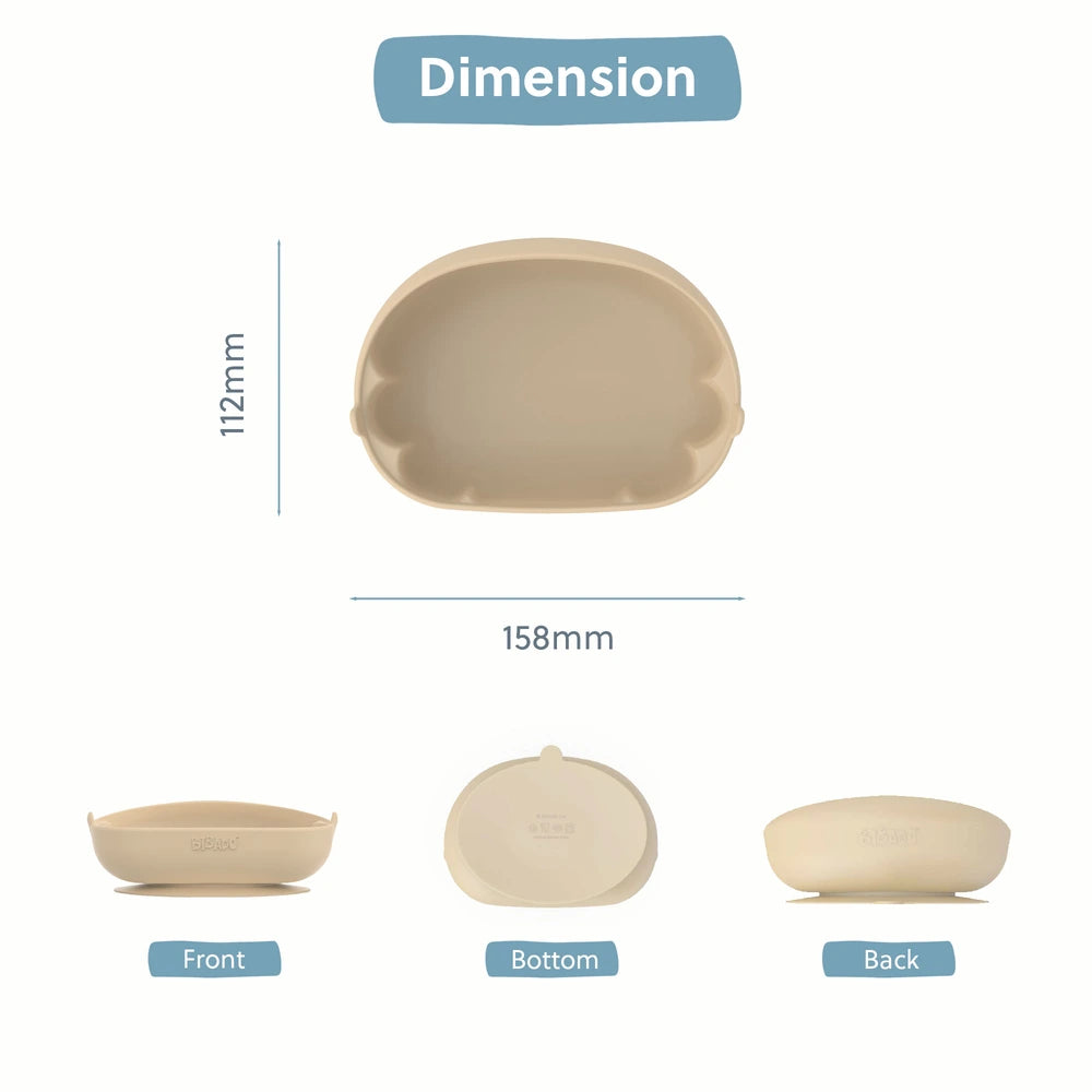 Bibado Learning Curve Weaning Bowl - Fawn
