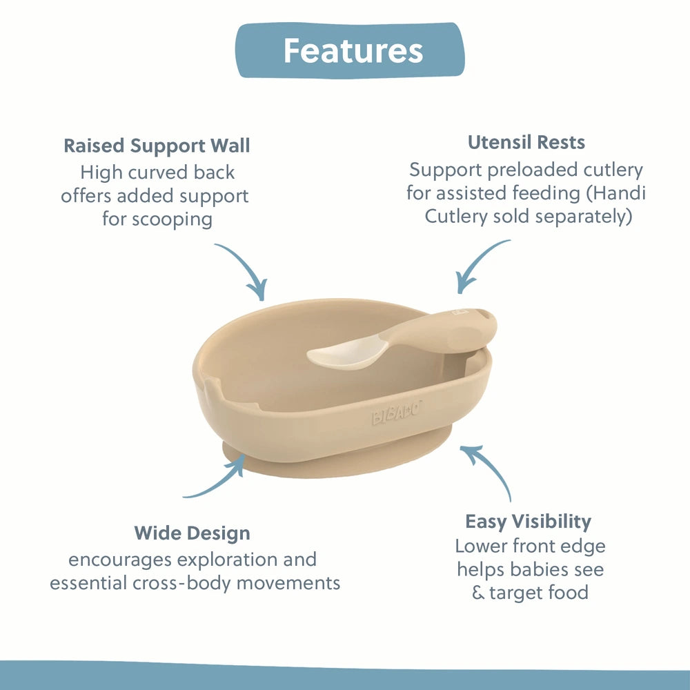 Bibado Learning Curve Weaning Bowl - Fawn