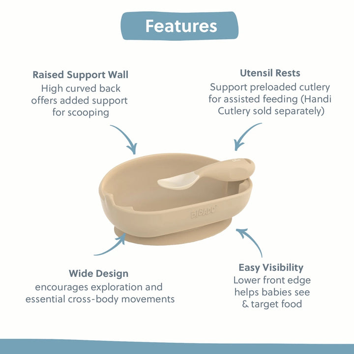 Bibado Learning Curve Weaning Bowl - Fawn
