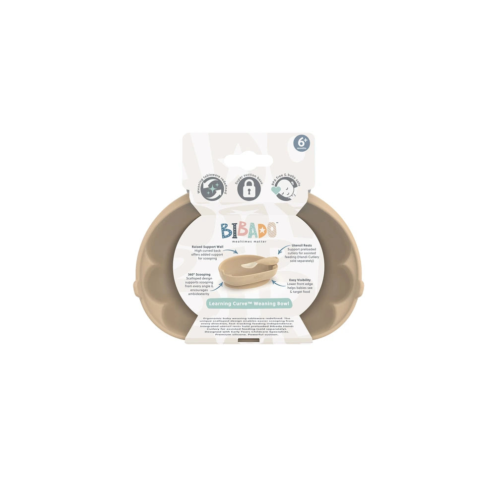 Bibado Learning Curve Weaning Bowl - Fawn
