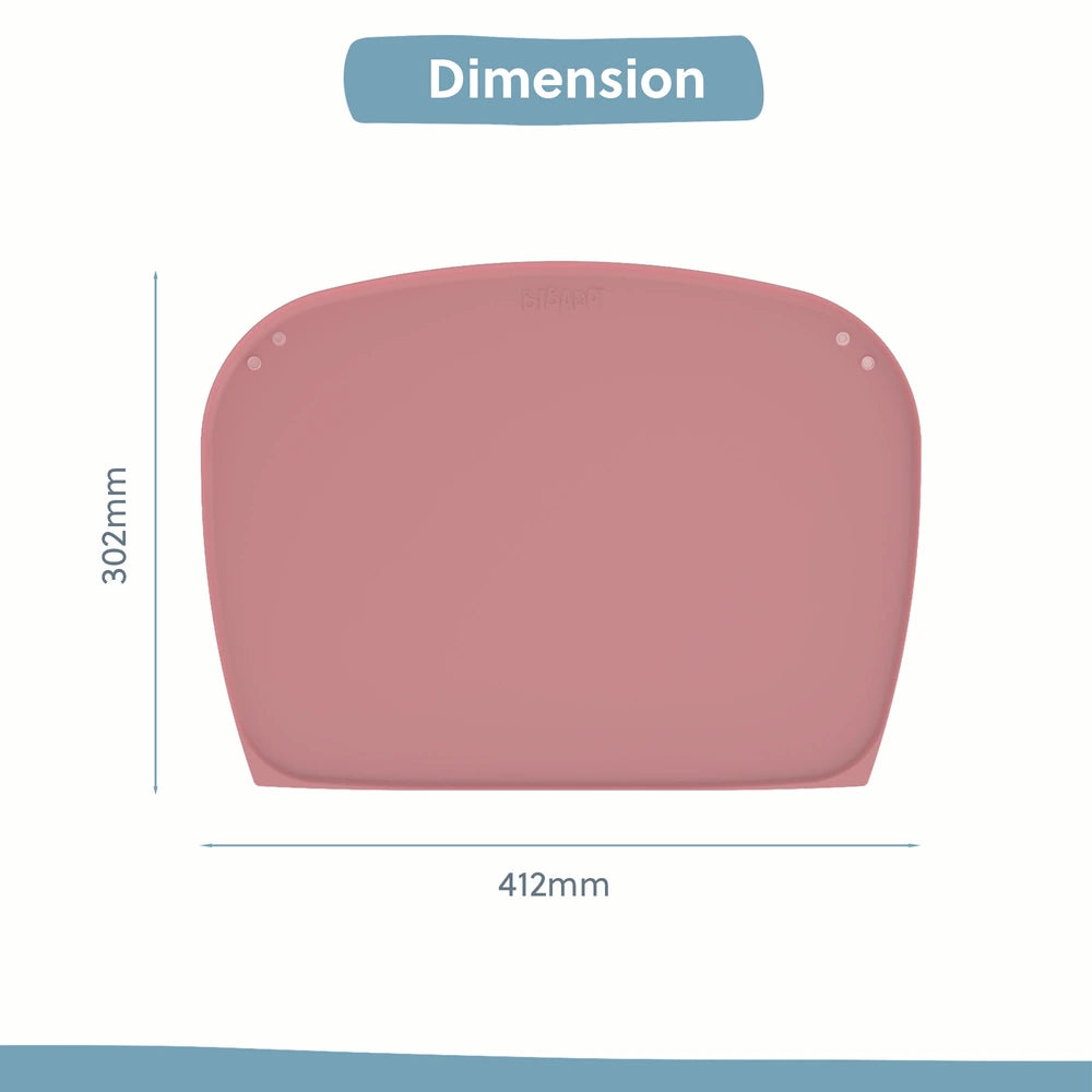 Bibado Learning Curve Dine &amp; Discover Placemat - Blush