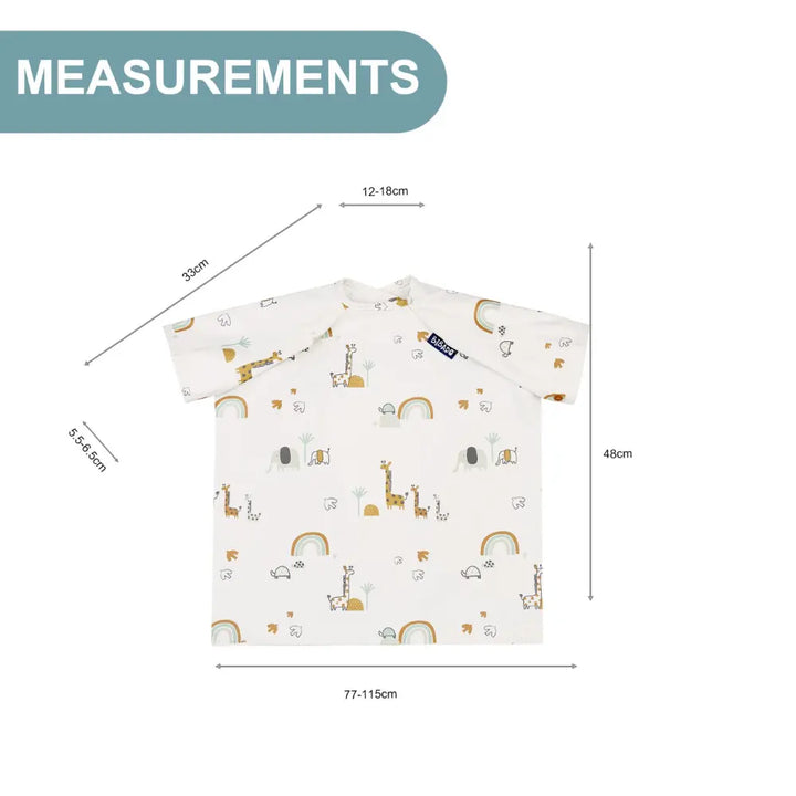 BiBaDo Short Sleeve Coverall Weaning Bib