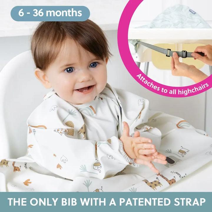BiBaDo Short Sleeve Coverall Weaning Bib
