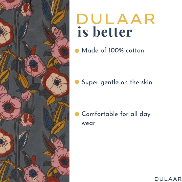 Dulaar Cotton Kurta Pyjama Set for Boys (Gota Work)-Blooming Bouquets