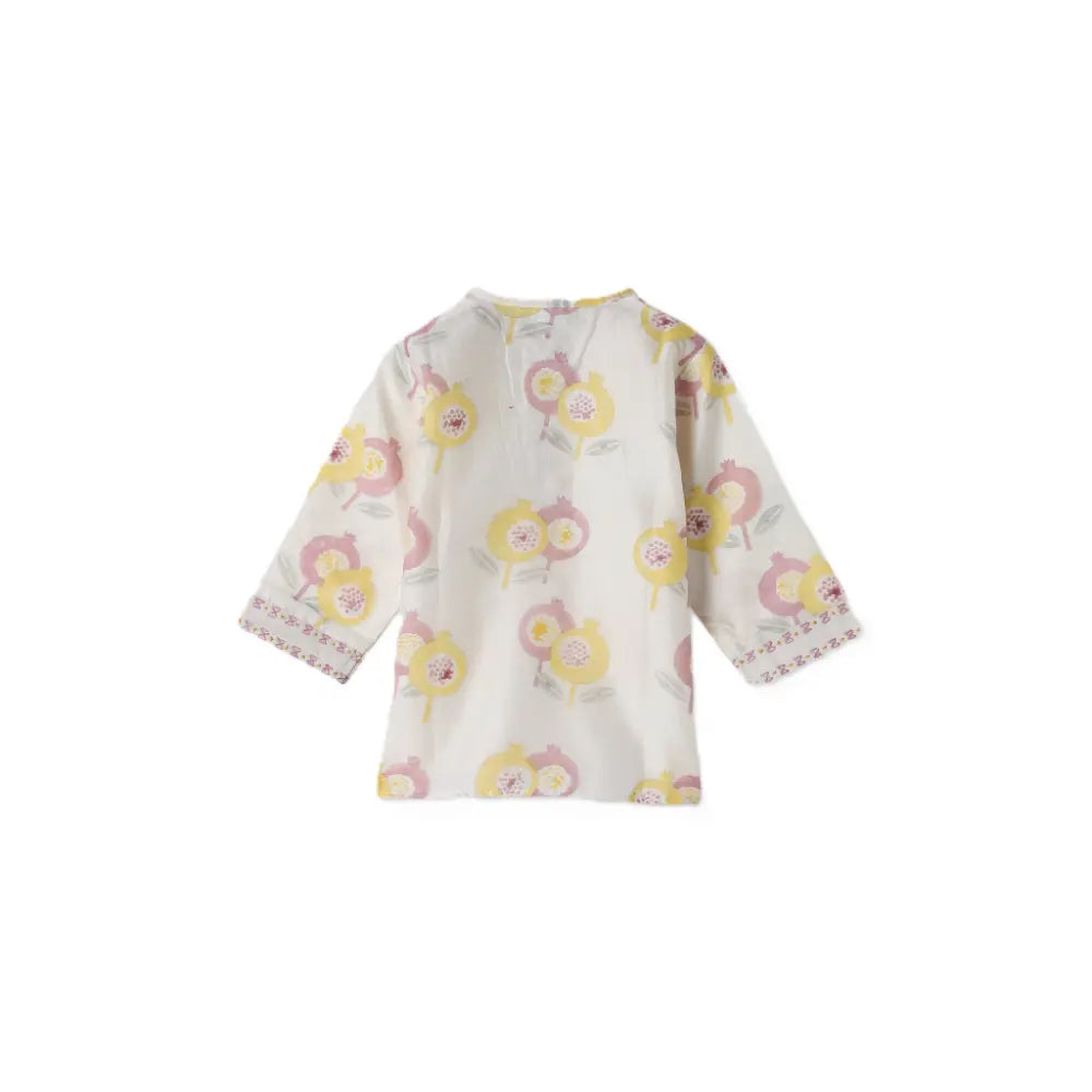 Dulaar Chanderi Hand-Block Printed Kurta Pyjama Set