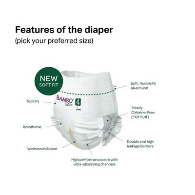 Bambo Nature Pant Style Diaper Sample