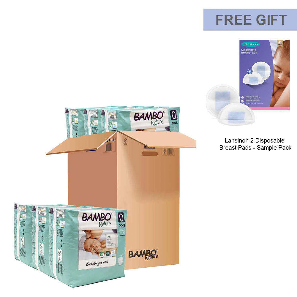 Bambo Nature Monthly Box- Skin Friendly Tape Diapers