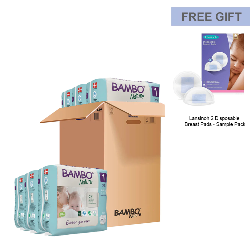 Bambo Nature Monthly Box- Skin Friendly Tape Diapers